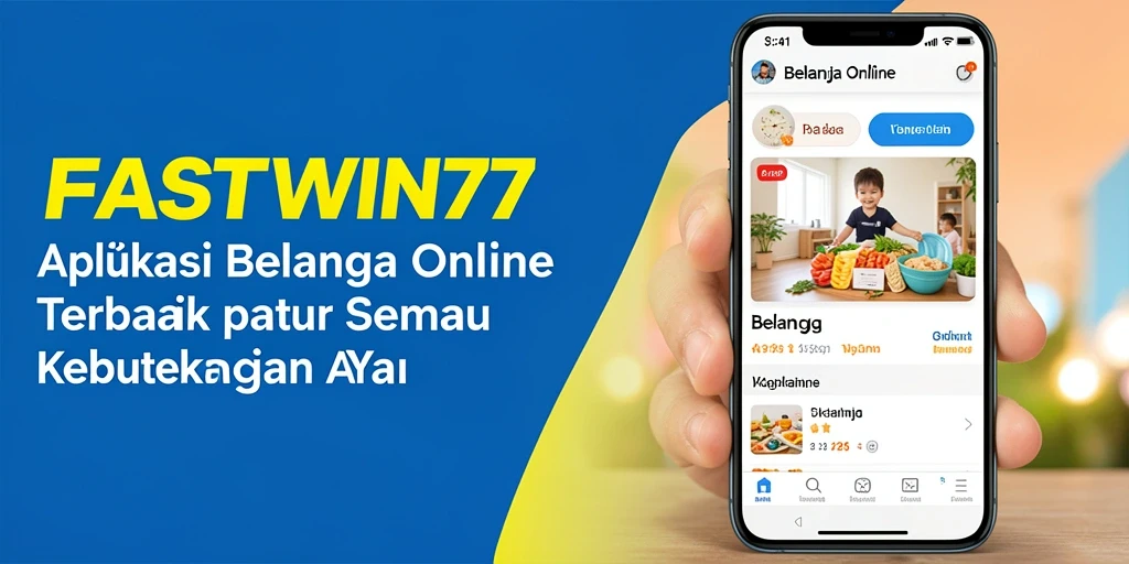 Tampilan antarmuka modern dan intuitif dari aplikasi Belanja Online.