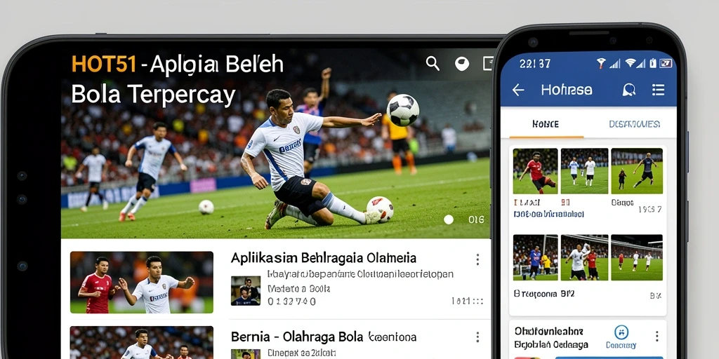 Tampilan antarmuka aplikasi HOT51 yang menarik dan informatif.