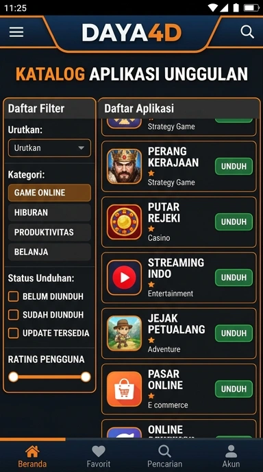 daya4d — Pusat Akses Aplikasi Populer dan Kanal Uji Terbaru